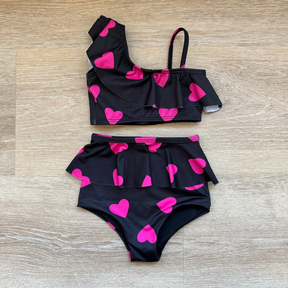 Beach Riot Baby Heart Bikini - Size 12-18m